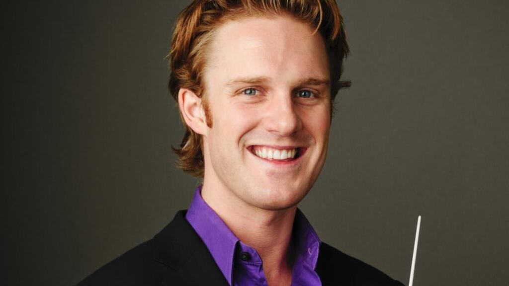 Belfast conductor Courtney Lewis stands out as someone who is prepared to go that extra mile in shaping the nuance and colour of the orchestra’s playing. Photograph: Travis Anderson