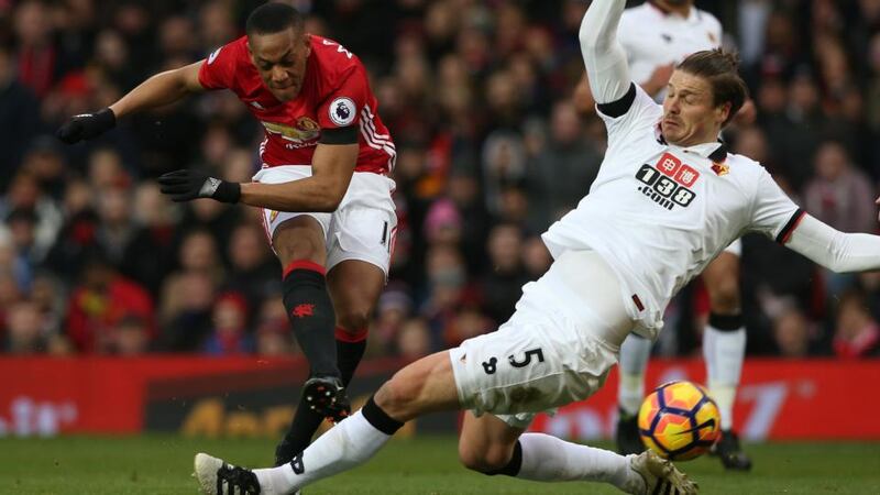 Manchester United march on thanks to sublime Martial