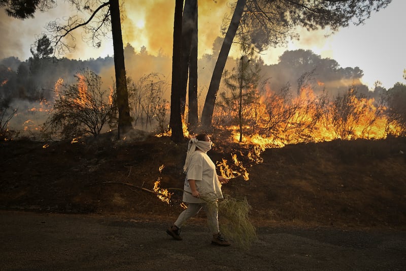 Ourense, northwest Spain. Photograph: Miguel Riopa/AFP/Getty