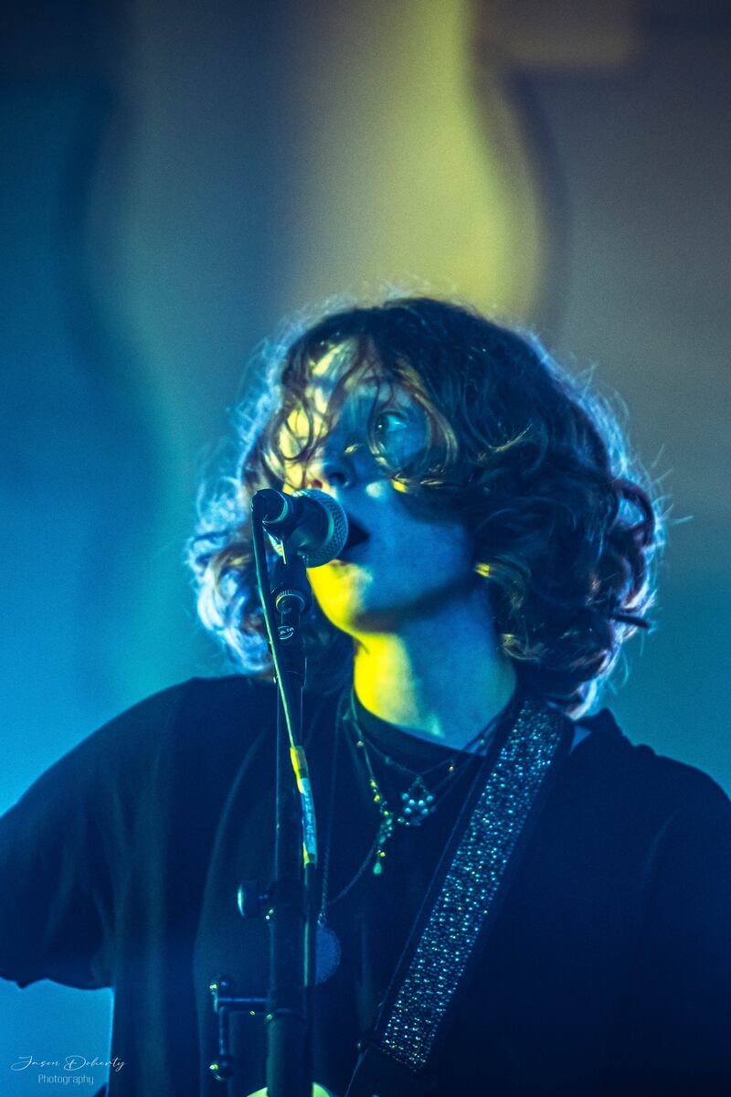 Erica Lee of Thanks Mom performing at Forest Fest 2023. Photograph: Jason Doherty