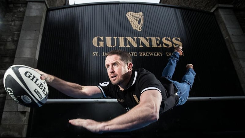 Former Wales winger Shane Williams pictured at the Guinness brewery in Dublin. Photograph: Dan Sheridan/Inpho