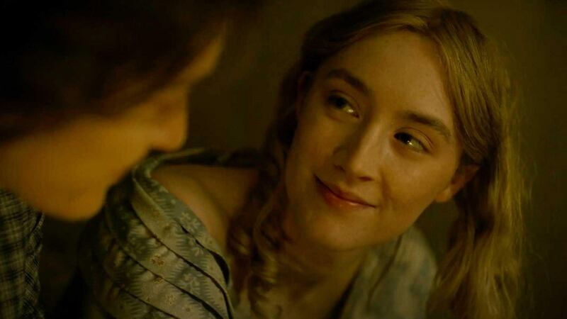 Kate Winslet and Saoirse Ronan in Ammonite