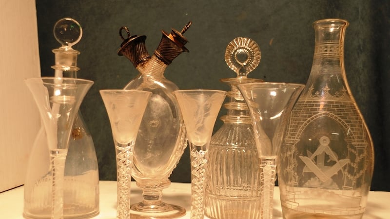 A selection of 19th century Irish and English glass from the private collection of the late Mr Knollys Stokes will be auctioned at Marshs in Cork on November 5th