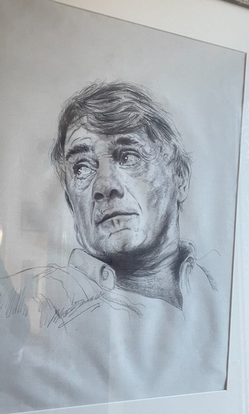 Gerry Hutch features in an art exhibition by a court sketch artist Mike O'Donnell in Kerry