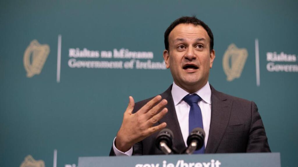 Tánaiste Leo Varadkar confirmed the Government plans to extend the Covid Restrictions Support Scheme, Employment Wage Subsidy Scheme and the commercial rates waiver. Photograph: Julien Behal