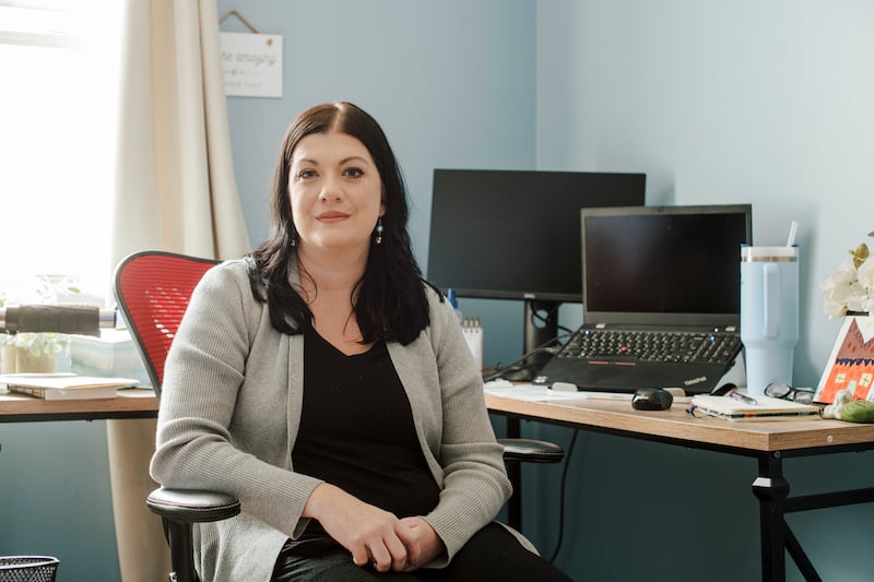 Heather Rendulic: 'It was like my brain was able to find my left arm so much easier'. Photograph: Kristian Thacker/The New York Times