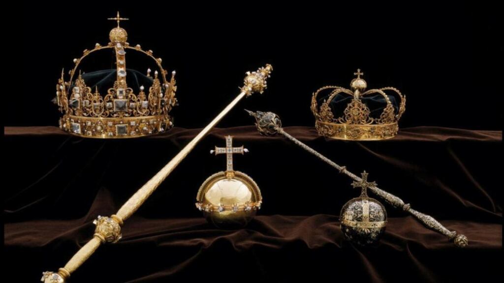 The stolen items were once used by King Karl IX and Queen Kristina of Sweden. Photograph: Swedish police/ Reuters