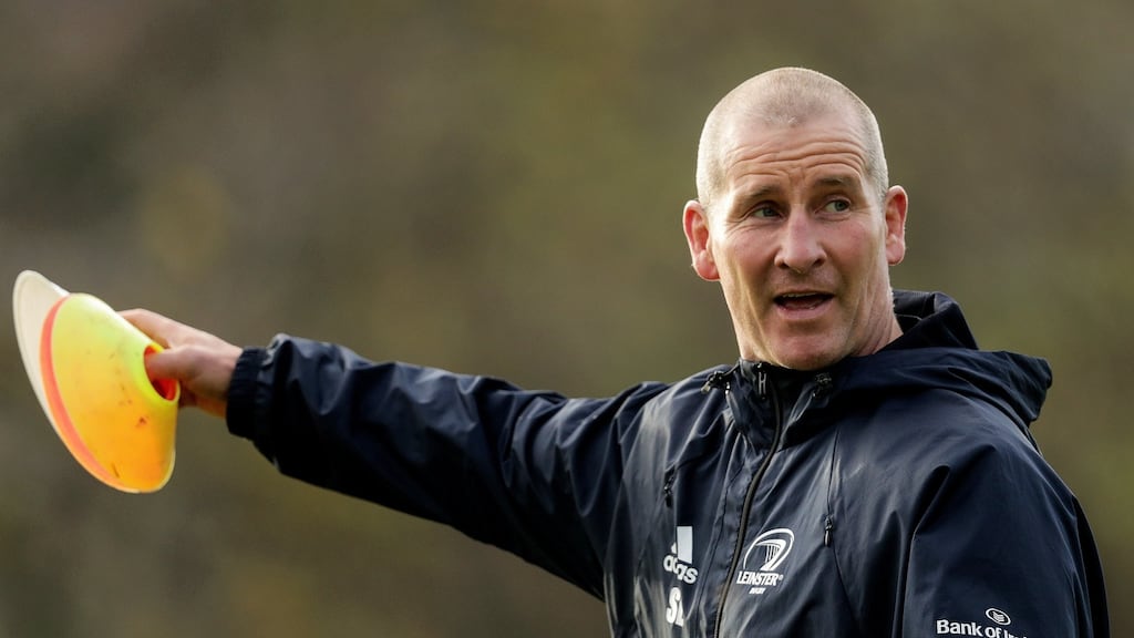Leinster coach Stuart Lancaster says the captain’s challenge is  a distraction for the games. Photograph: Laszlo Geczo/Inpho