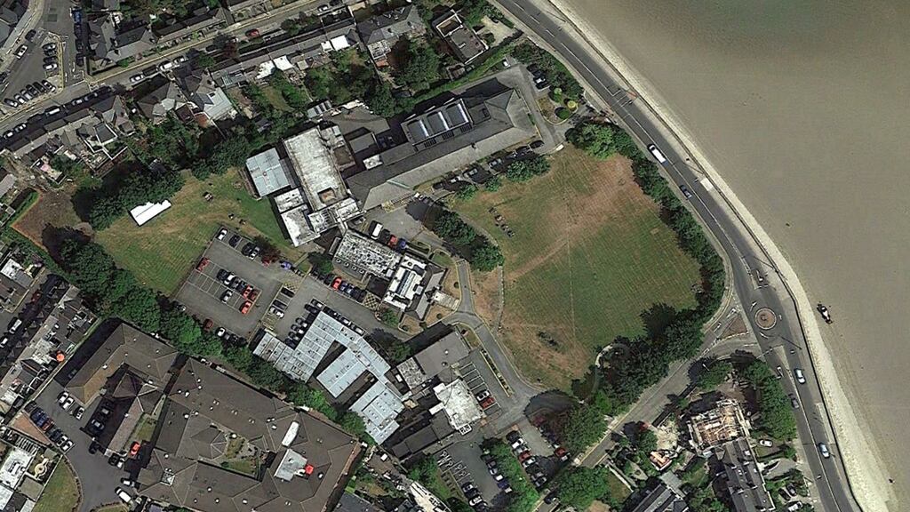A Google Earth view of Roslyn Park on Strand Road, Sandymount, Dublin 4