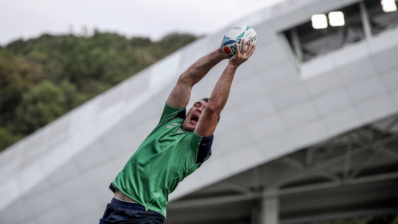 Peter O’Mahony has been named at blindside flanker for Saturday’s quarter-final against New Zealand. Photograph: Dan Sheridan/Inpho
