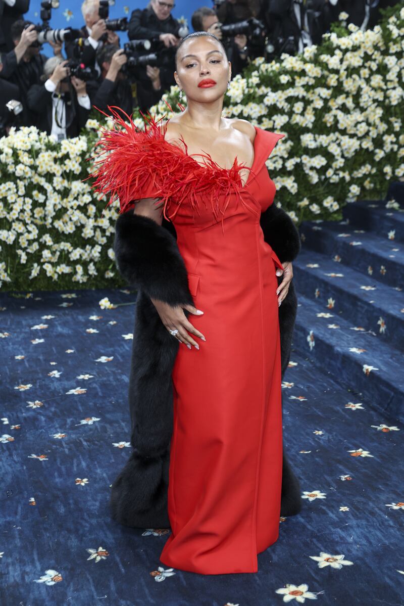 Met Gala: Paloma Elsesser. Photograph: Justin Lane/EPA/EFE
