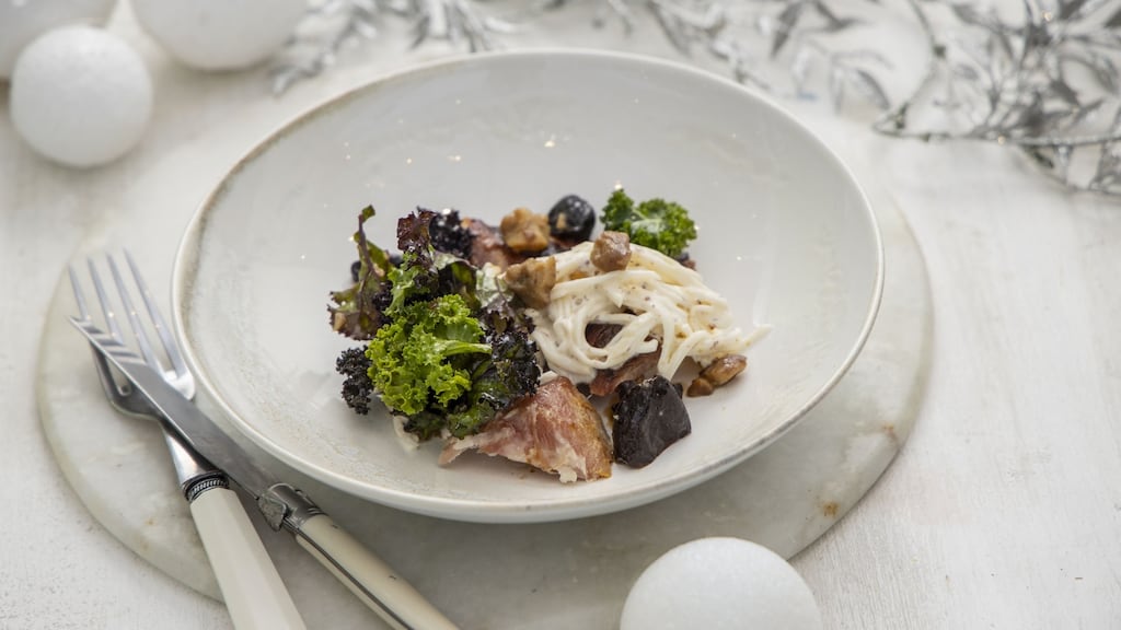 Warm Christmas Salad. Photograph: Harry Weir