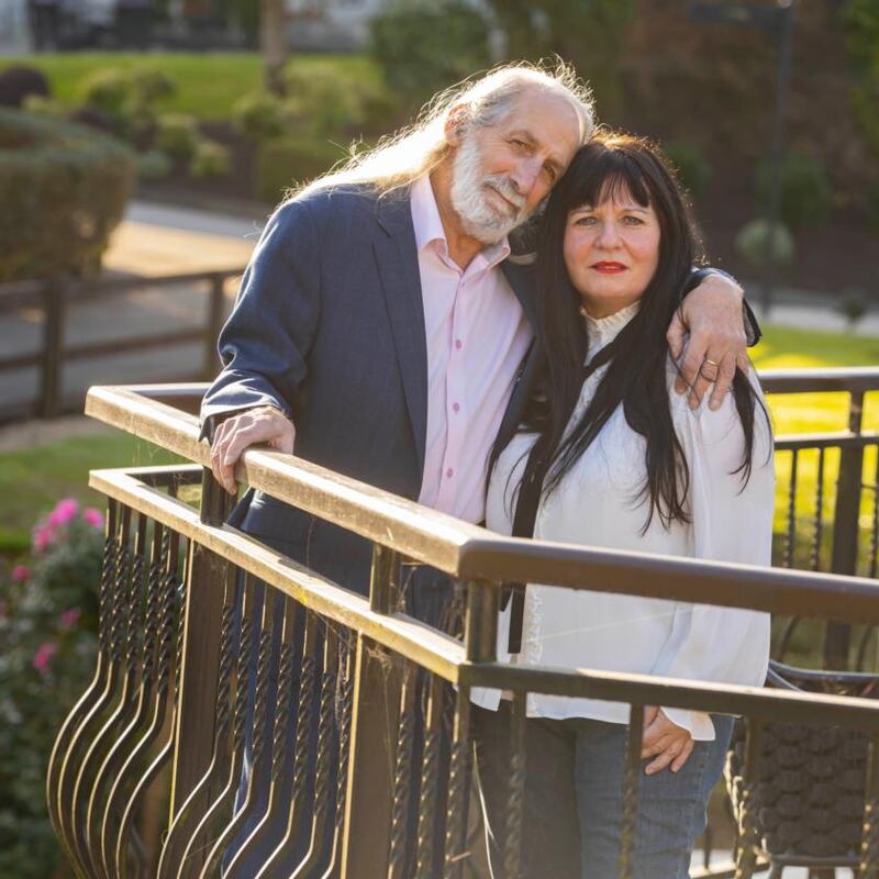 Stan and Bernadette Phillips: ‘We rock and roll well together.’ Photograph: Patrick Browne