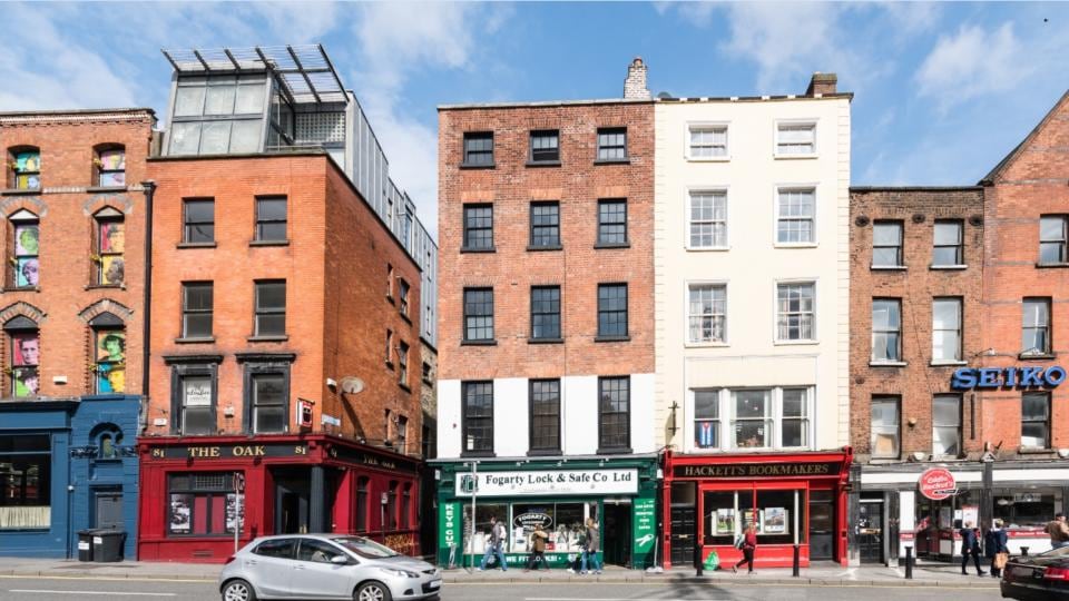 80 Dame Street, Dublin 2: producing a rent roll of €65,000