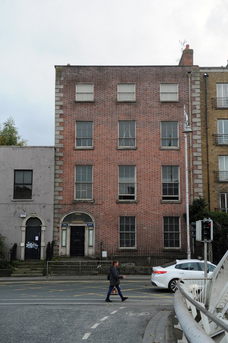 The house from James Joyce’s The Dead on Dublin’s quays. Photograph: Aidan Crawley