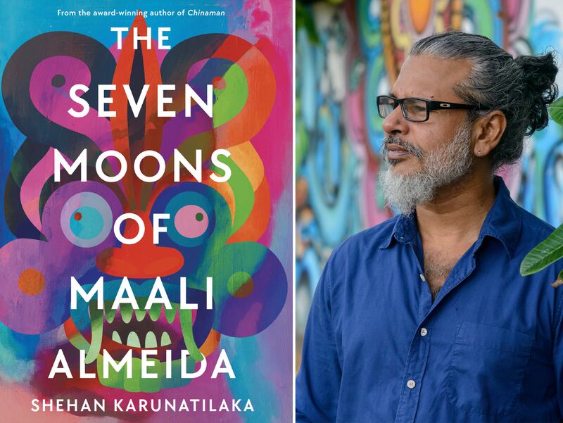 The Seven Moons of Maali Almeida by Shehan Karunatilaka is set at the height of the Sri Lankan civil war. Photograph: Booker Prize / PA