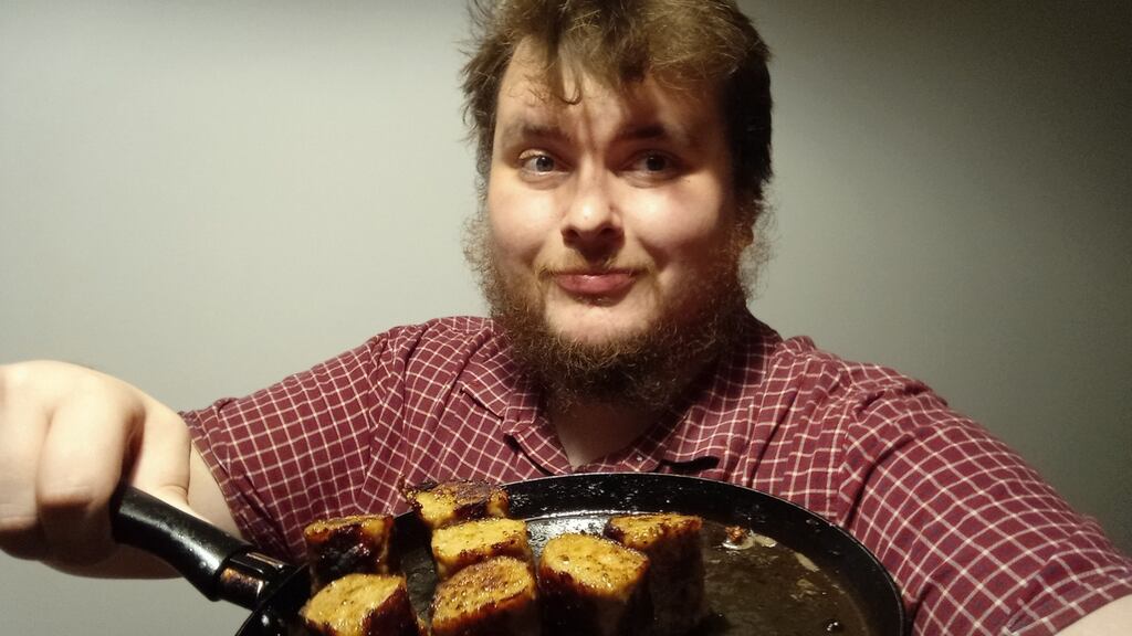 Oscar Brophy rustling up some Slavic delicacies