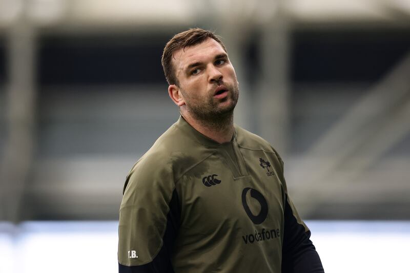 Tadhg Beirne is raring to go after his wrongful early dismissal against New Zealand.
Photograph: Ben Brady/Inpho