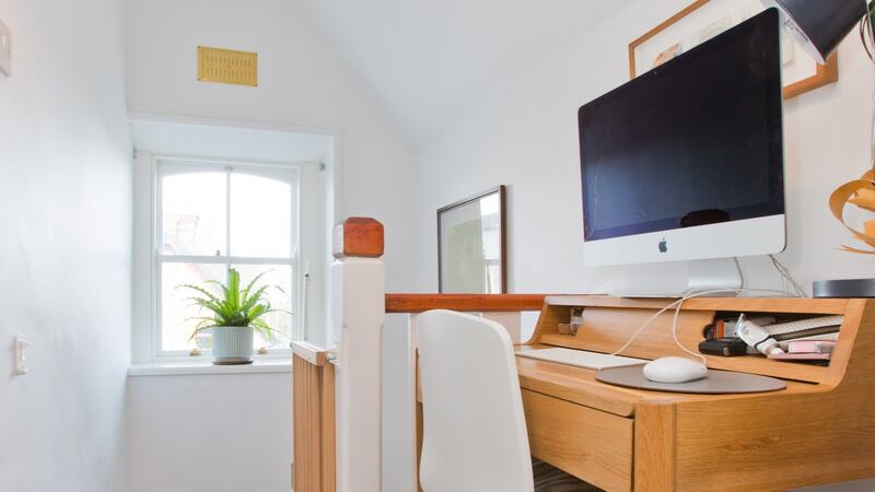 Workspace on upstairs landing