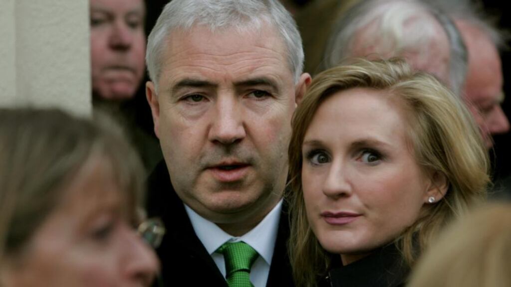 Developer Seán Dunne and his wife, Gayle Killilea Dunne (right). Photograph: Matt Kavanagh