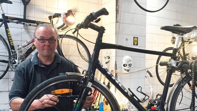 Paul McQuaid, who owns the River Cycles Bike Shop on Usher’s Island