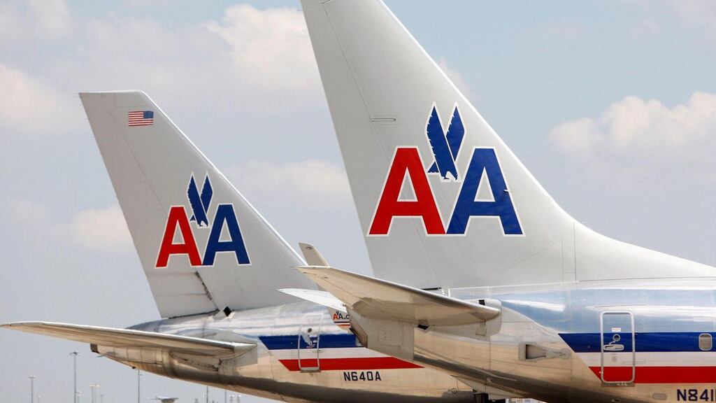 About 40 American Airline flights were delayed by fault with pilots’ iPad navigations systems. Picture: Bloomberg