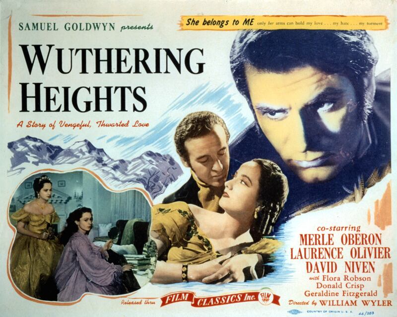 Wuthering Heights: a poster for the 1939 film of Emily Brontë’s novel. Photograph: Moviepix/Getty