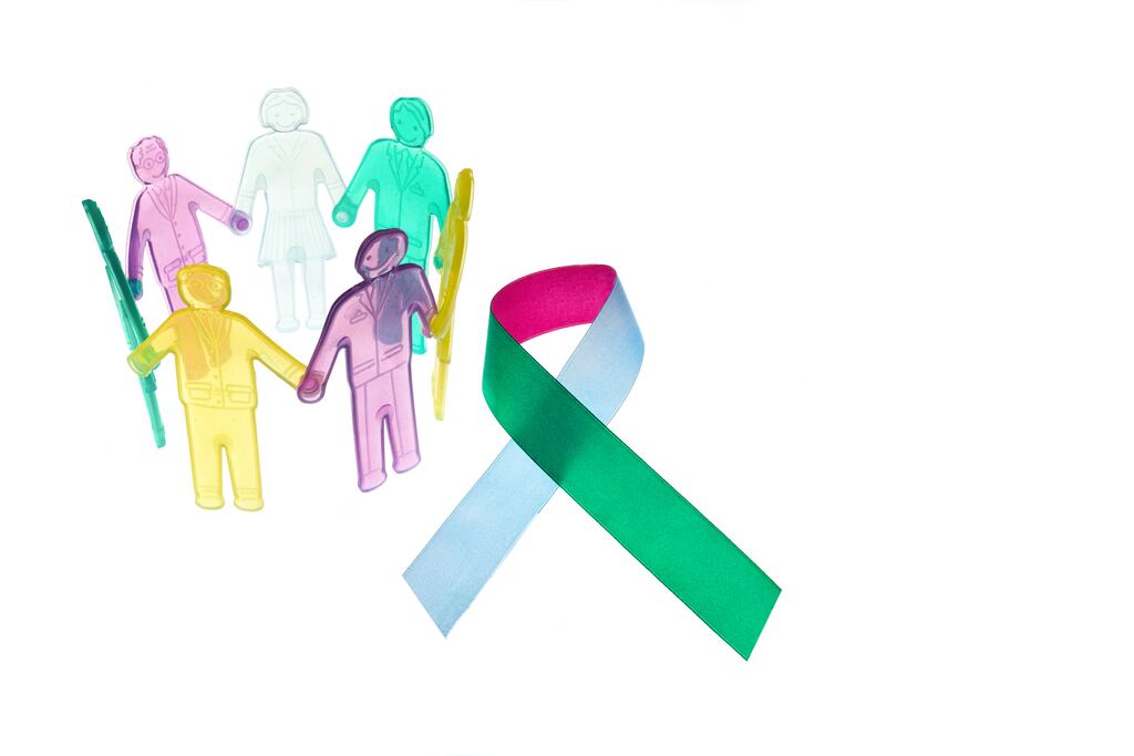 Rare Disease Day awareness ribbon: 'Rare diseases require a different perspective.'