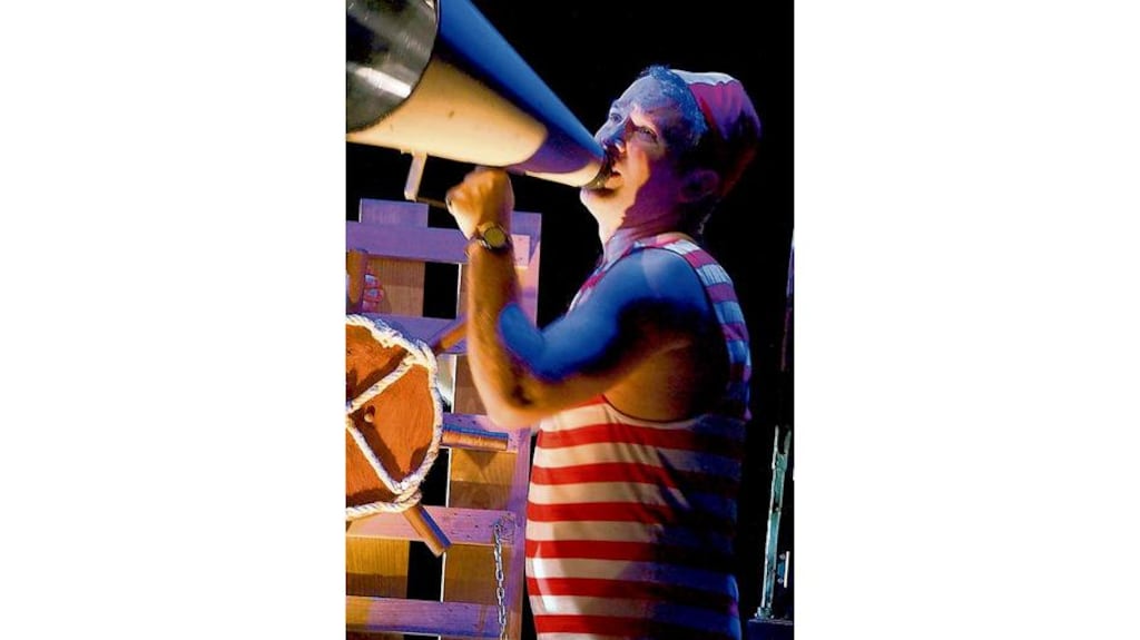 Louis Lovett, in The Girl who Forgot to Sing Badly at The Ark, in Dublin Photographs: Patrick Redmond