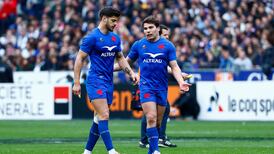 Romain Ntamack and Antoine Dupont join forces again for France at halfback