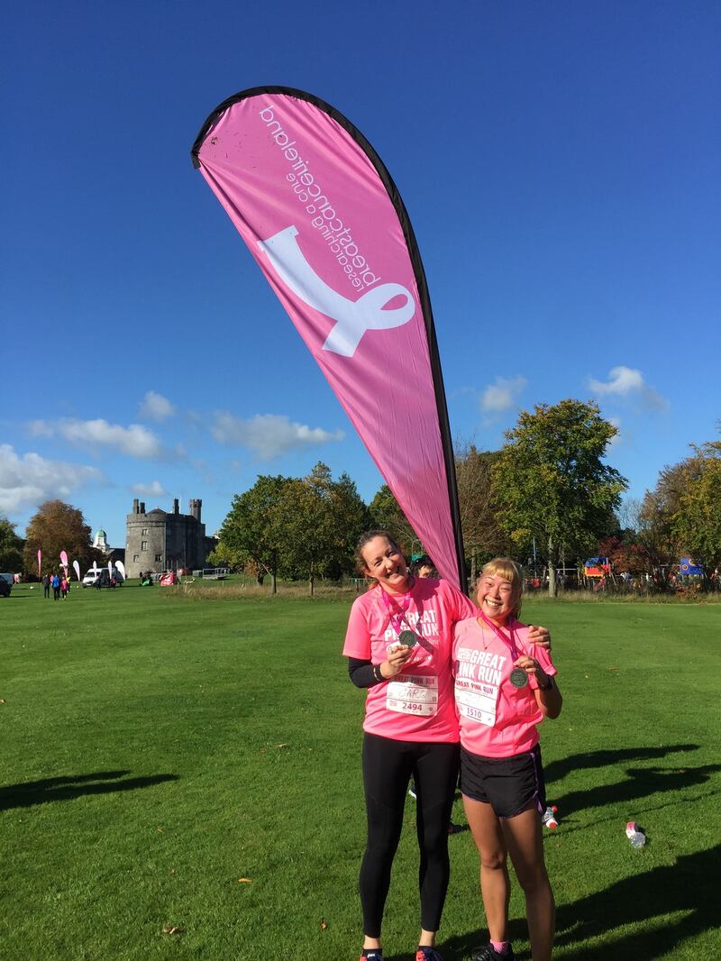 Zoë Carol Wong with her sister-in-law Caroline