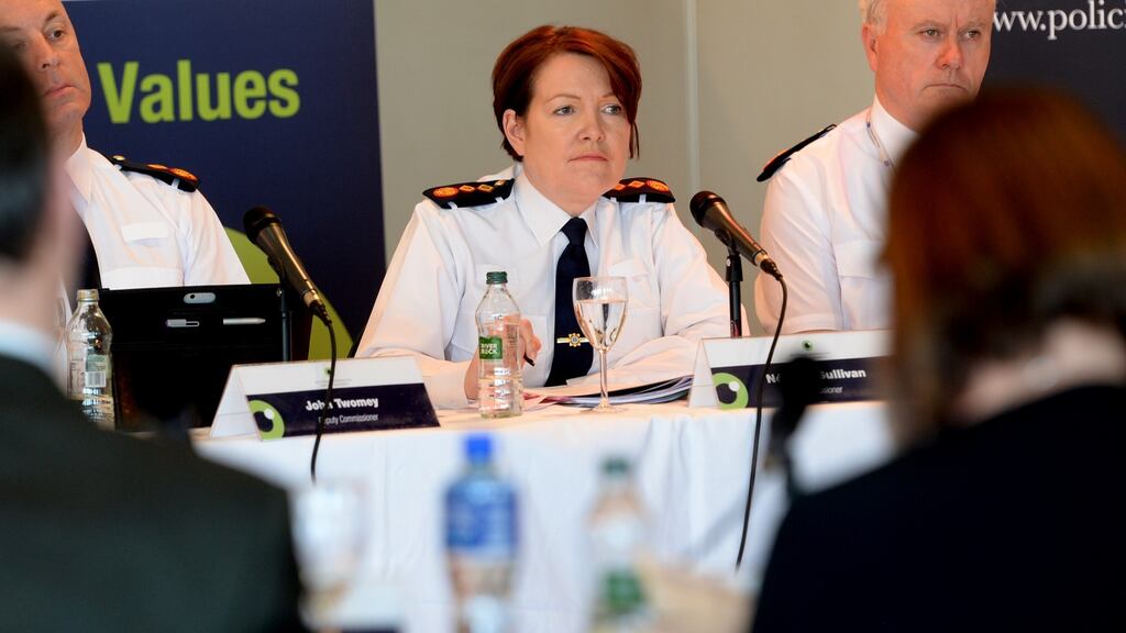 The Policing Authority raised its concerns with Garda Commissioner Noirin O’Sullivan at a public meeting. Photograph: Cyril Byrne