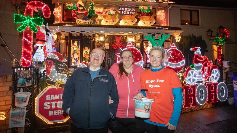 Josie and Paddy Leonard with daughter-in-law Kim. Photograph: Bryan James Brophy