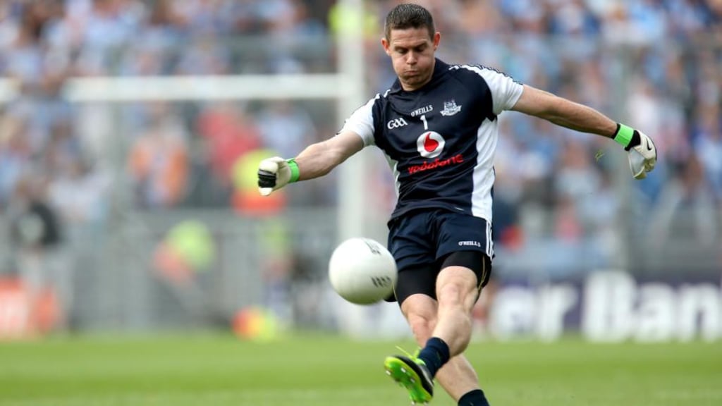Jack O’Connor says that the kick-outs of Dublin’s Stephen Cluxton (above) and Kerry’s Brendan Kealy will prove vital in Sunday’s All-Ireland senior football semi-final. Photograph: Inpho