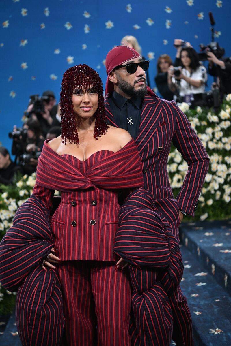 Alicia Keys and Swizz Beatz. Photograph: Nina Westervelt/The New York Times
