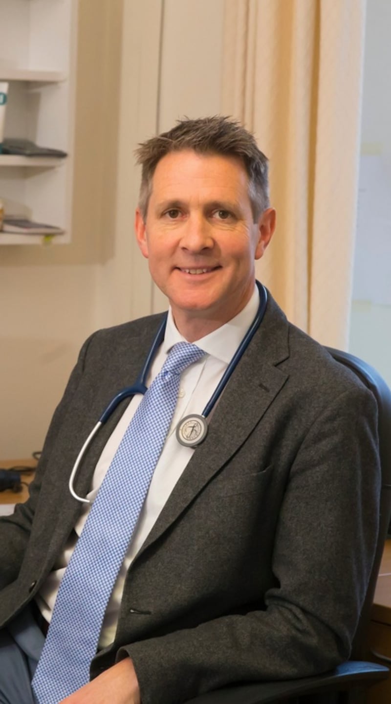 GP Dr Darach Brennan at Johnstown Medical Centre, Waterford. Brennan says the threat of Covid-19 ‘became very real, very quickly’ following two high-profile cases in Waterford. Photograph: Patrick Browne