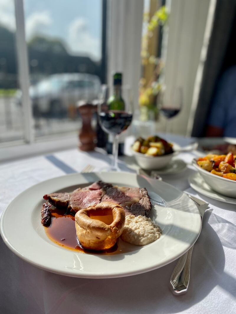 Roast beef at The Dunraven in Adare, Co Limerick