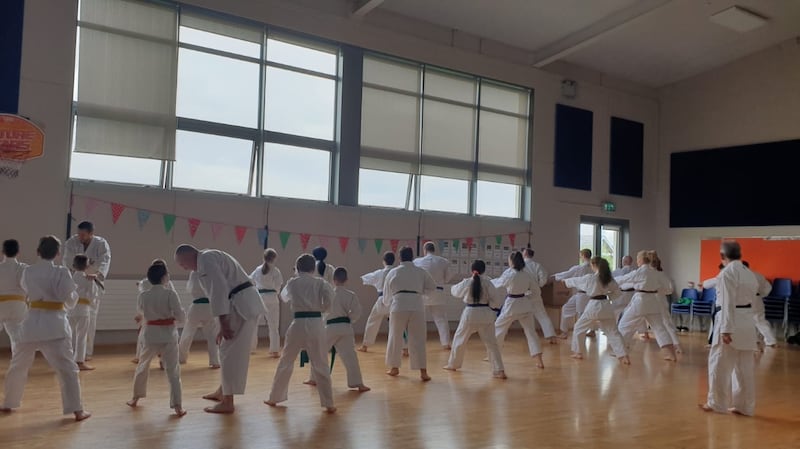 Squad Training with IWKA at Karate Camp this summer. Self-defence art will create a sense of discipline, respect, self control, fitness, flexibility and conditioning, says Lynn Loftus.