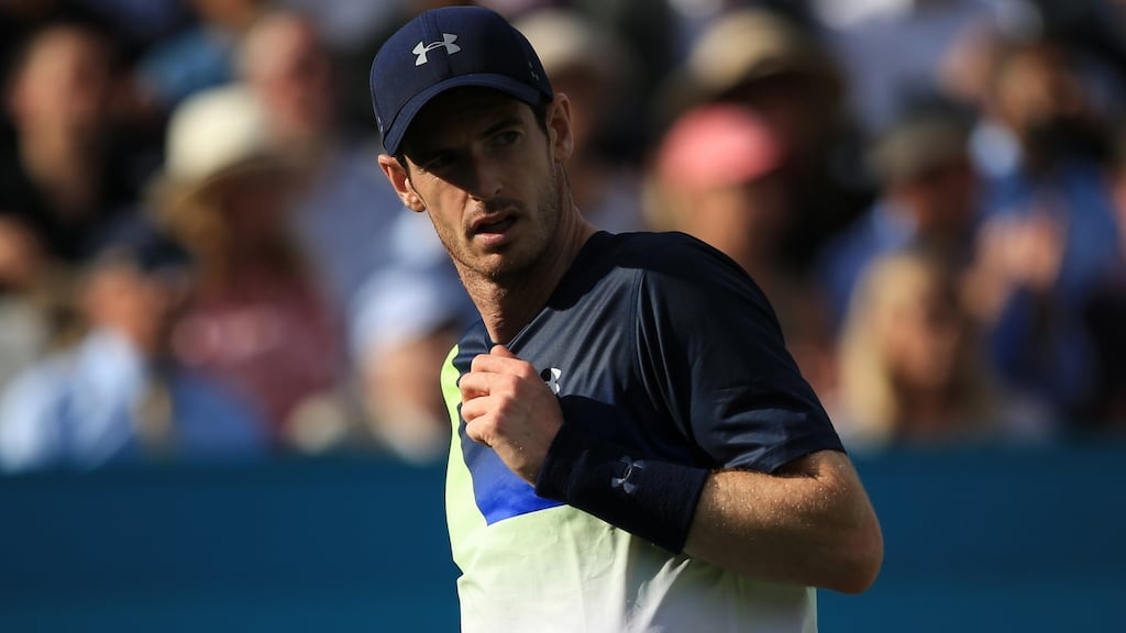 Andy Murray will play at Eastbourne the week before Wimbledon. Photo: Marc Atkins/Getty Images