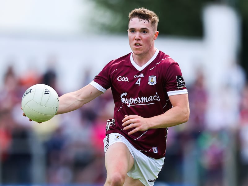 Galway's Jack Glynn: comfortable on the ball and good defender. Photograph: Tom Maher/Inpho