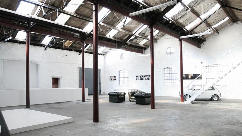 D-Light Studios in Dublin’s north-east inner city was once a garage and a woollen mills but now houses photoshoots, filming and start-ups, and supports emerging artists. Photograph: Agata Stoinska