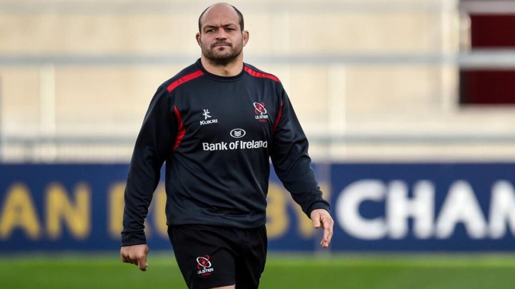 Rory Best has been ruled out of Ireland’s game against South Africa on Saturday with a calf strain. Photograph: Russell Pritchardt/Inpho/Presseye