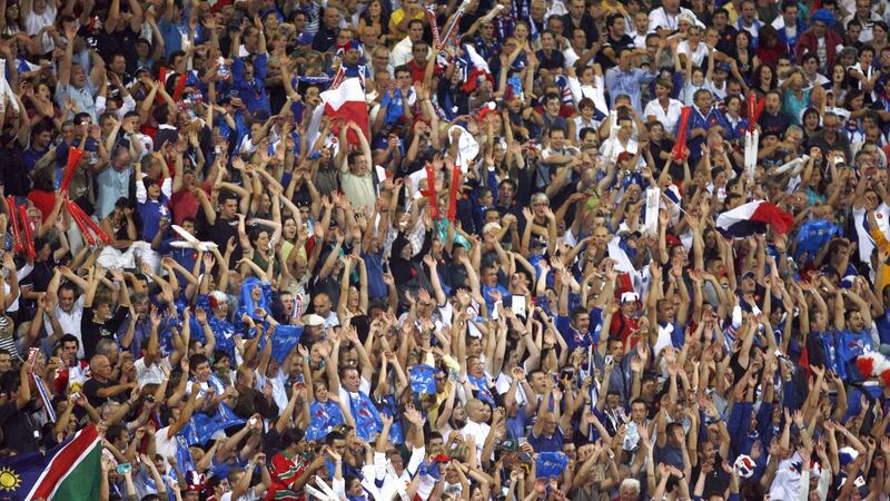 French fans pack Le Stadium in 2007. Photograph: Jean-Pierre Muller/Getty/AFP