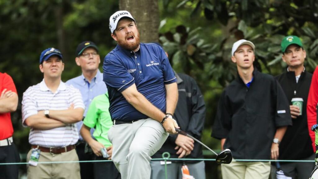 Shane Lowry takes a practice round on the course at the 2017 Masters Tournament in Augusta, Georgia, on Monday. Photograph: Tannen Maury/EPA