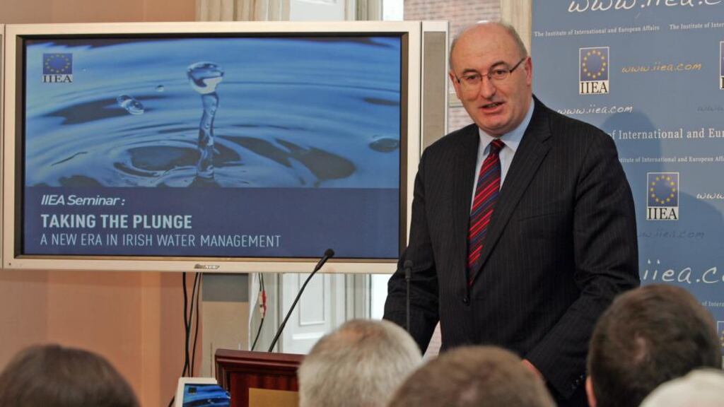 Minister for the Environment Phil Hogan is expected to announce 400 new jobs for Cork at an Irish Water function this morning. Photograph: Eric Luke/The Irish Times