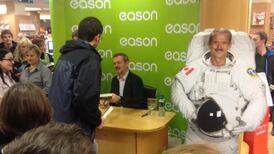 Huge interest in Cmdr Chris Hadfield’s book signing