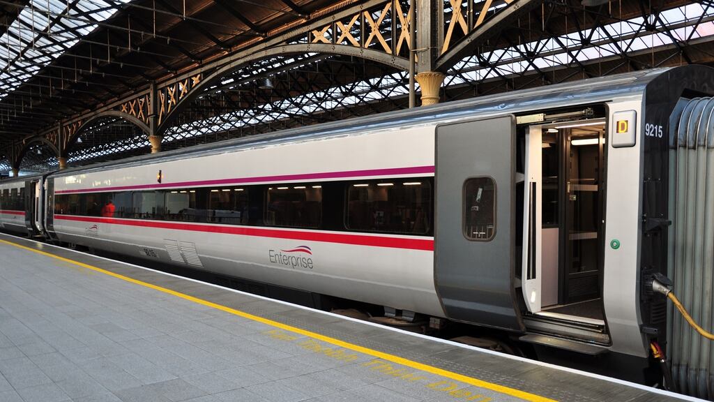 The first morning Enterprise leaves Belfast at 6.45am and arrives at 9am in Connolly Station in Dublin