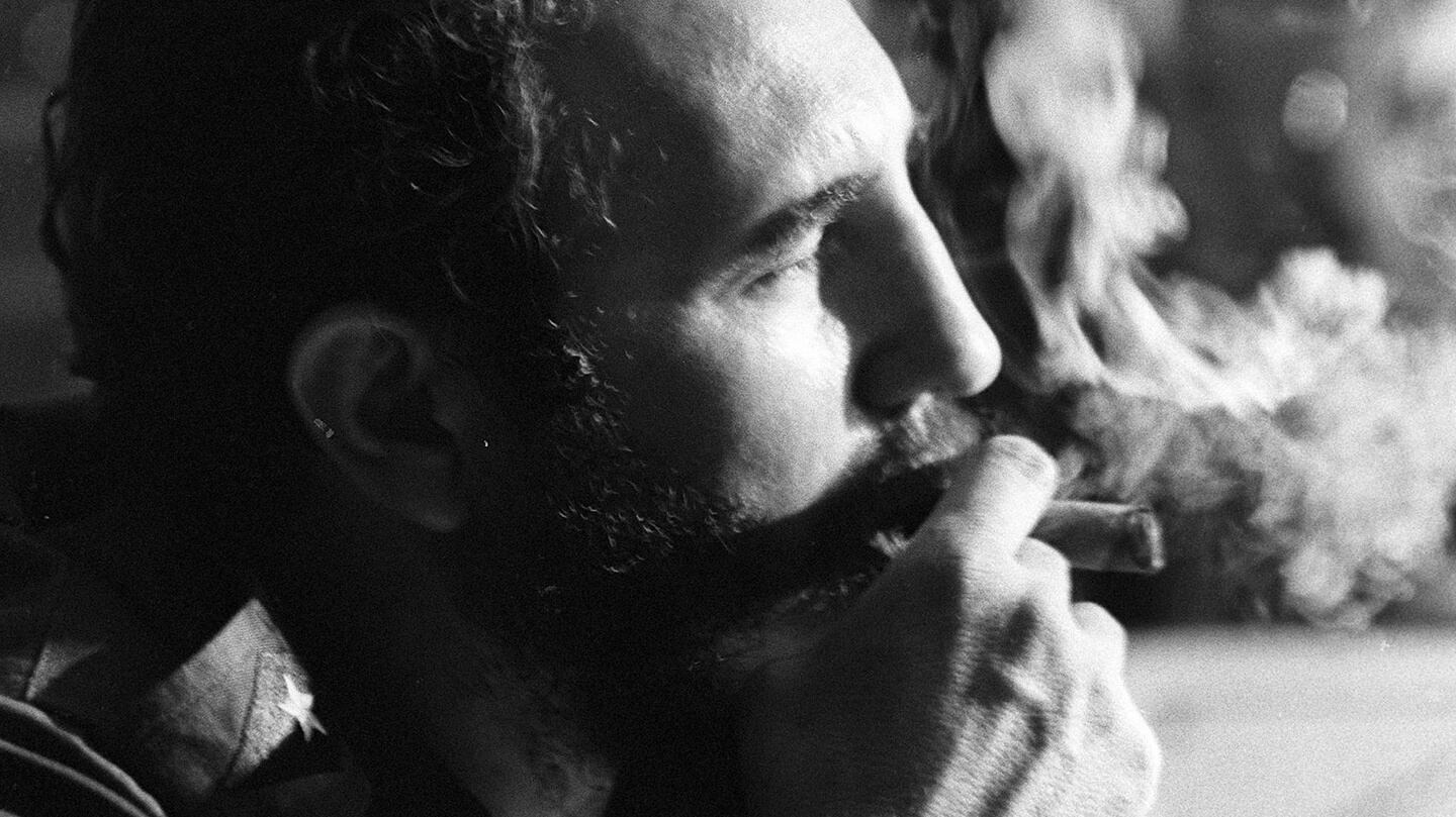 Fidel Castro in 1964 during an interview in one of his Havana apartments. Photograph: Jack Manning/The New York Times