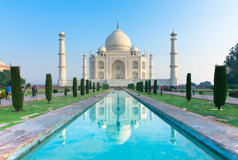 Admire the Taj Mahal