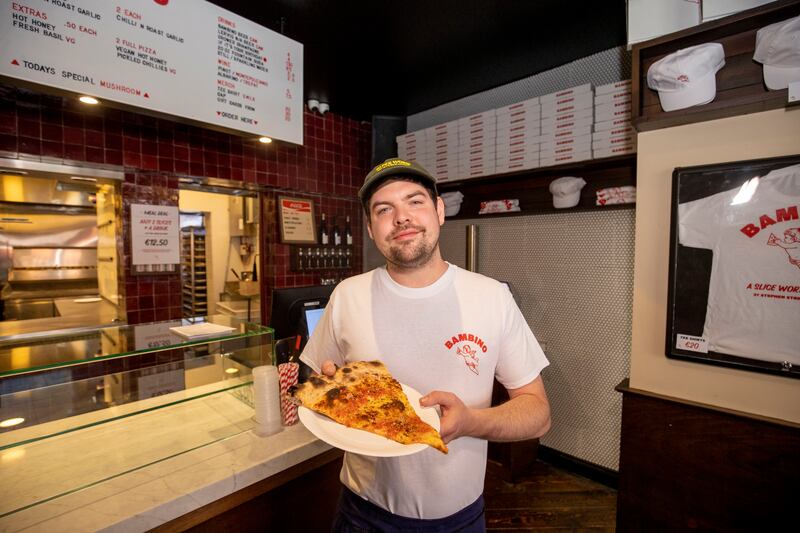 Shane Windrim of Bambino Pizza. Photograph: Tom Honan